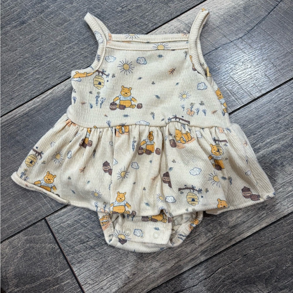 Disney Cream Bear Print Diaper Cover